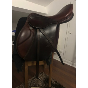 Selle mixte orientée obstacle Stubben Edelweiss NT