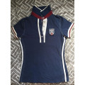Polo Equithème bleu marine, bordeau, blanc