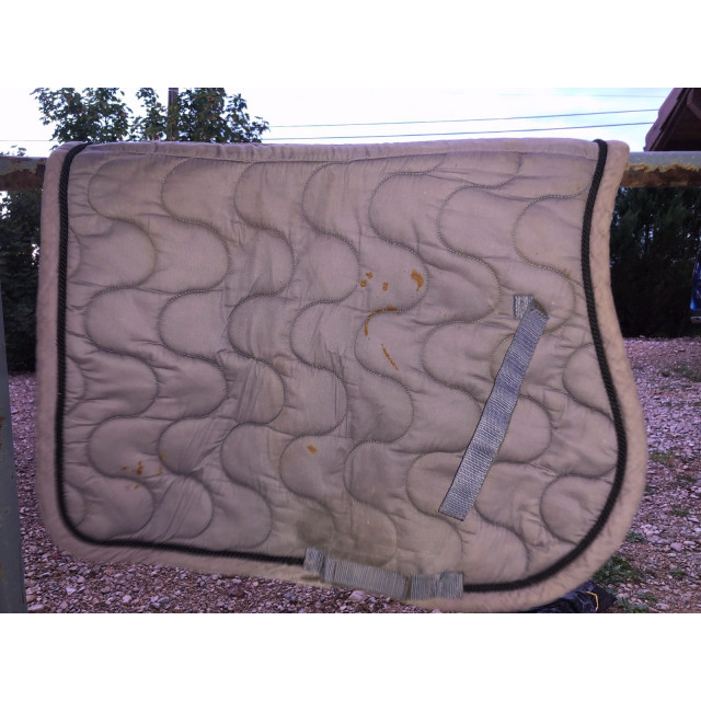 Tapis Lami-cell gris cordelette noir