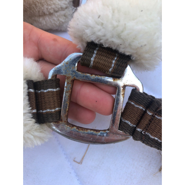 Lot tapis + licol mouton synthétique