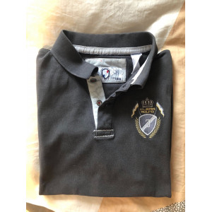 Polo marron manches courtes