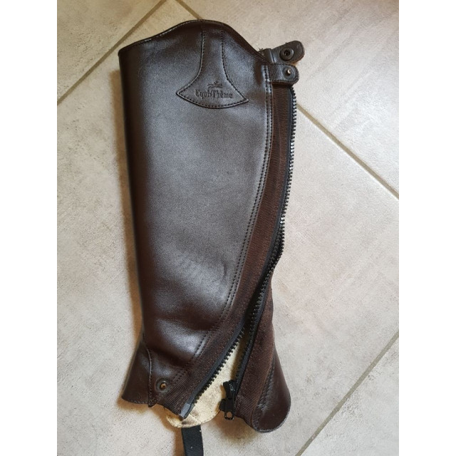 Chaps en cuir havane taille S