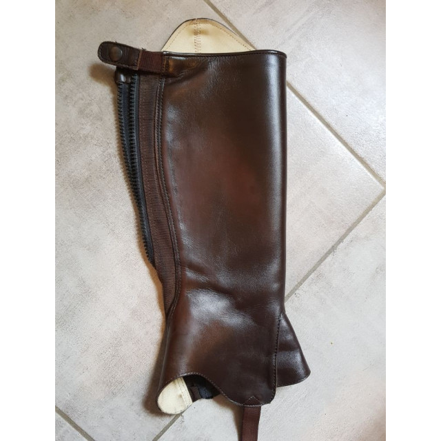 Chaps en cuir havane taille S