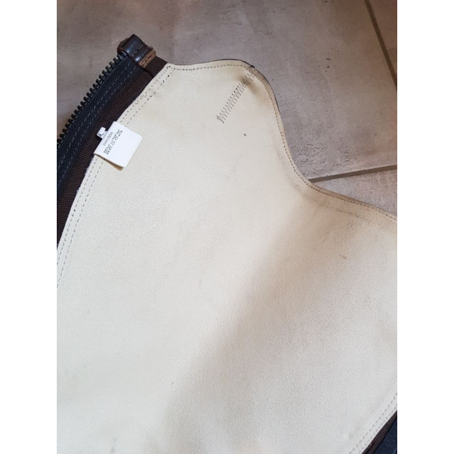 Chaps en cuir havane taille S