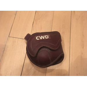 Protège-boulets CWD cuir doublé veau marron Taille 2 (cheval)