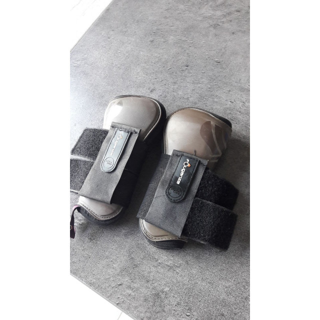 pack tapis de selle avec guetre marron