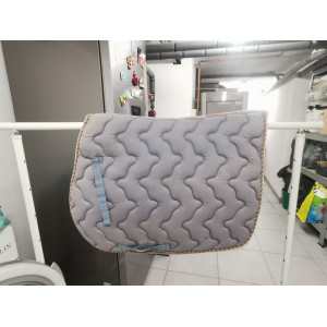 Tapis de selle bleu canard