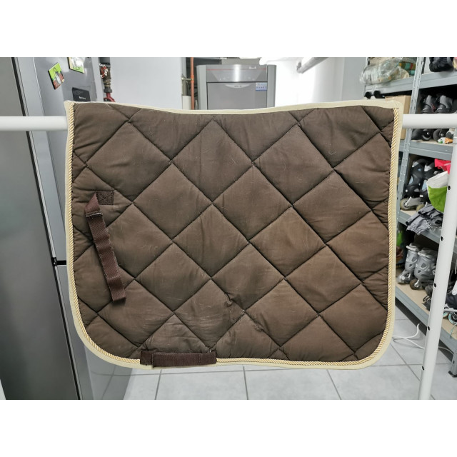 Tapis de selle marron - dressage -