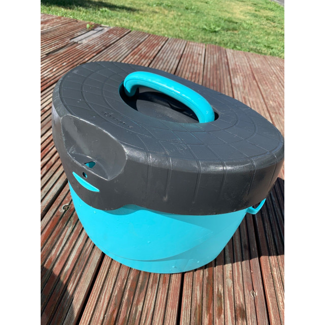 Boîte matériel cavalier bleue