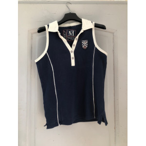 Lots de deux tee-shirts equitheme bleu marine