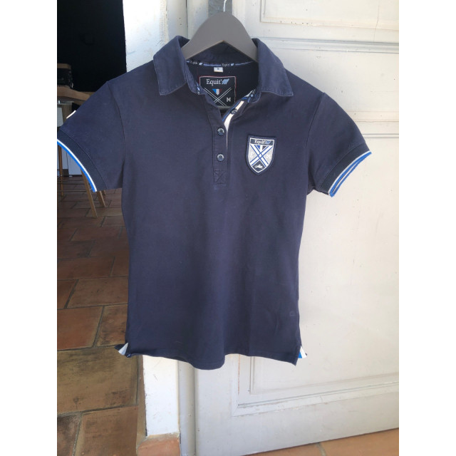 Lots de deux tee-shirts equitheme bleu marine