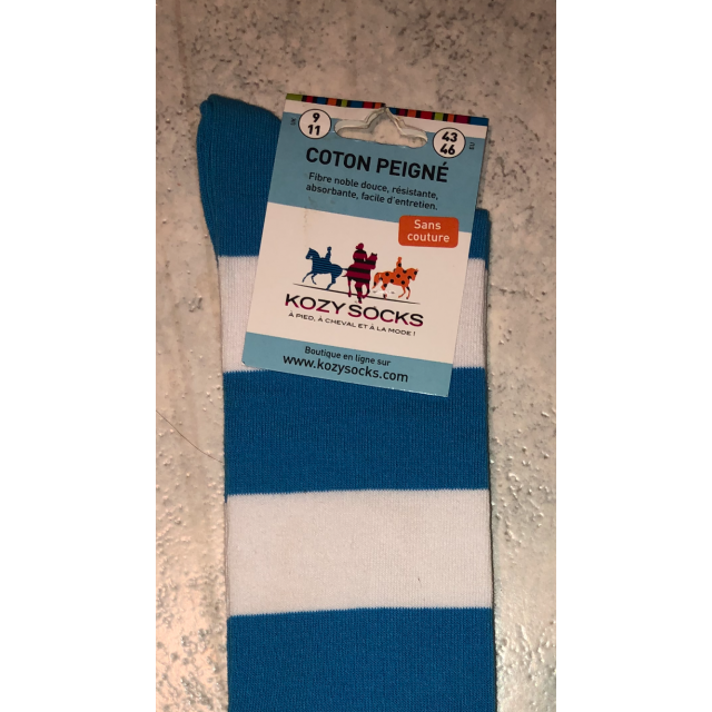 Chaussettes rayées grande taille