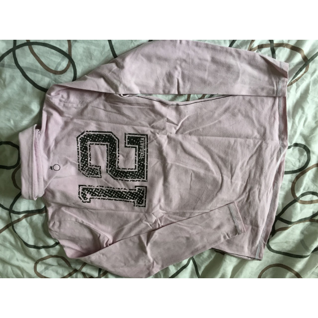 Tee-shirt manches longues rose pâle