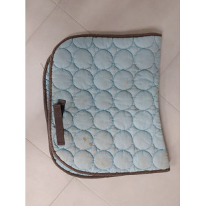 Tapis bleu et marron Fouganza