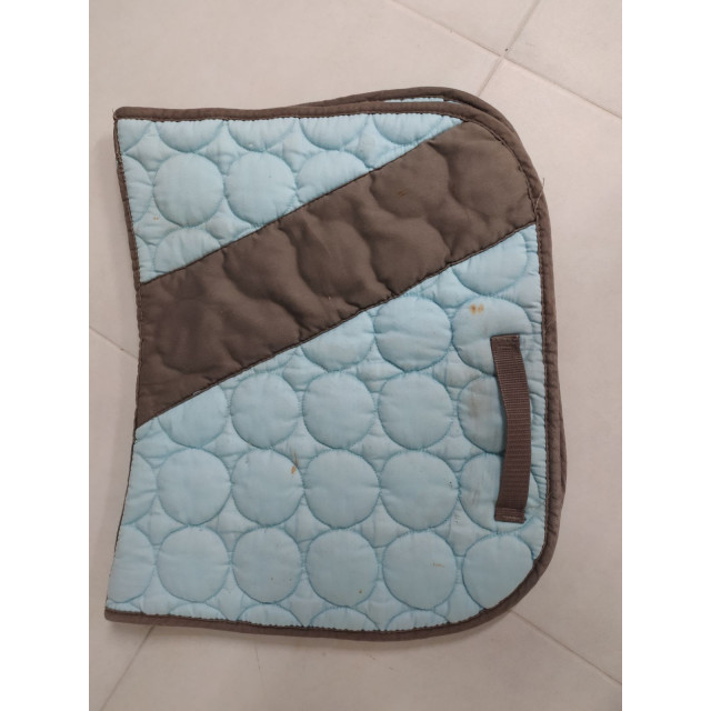 Tapis bleu et marron Fouganza