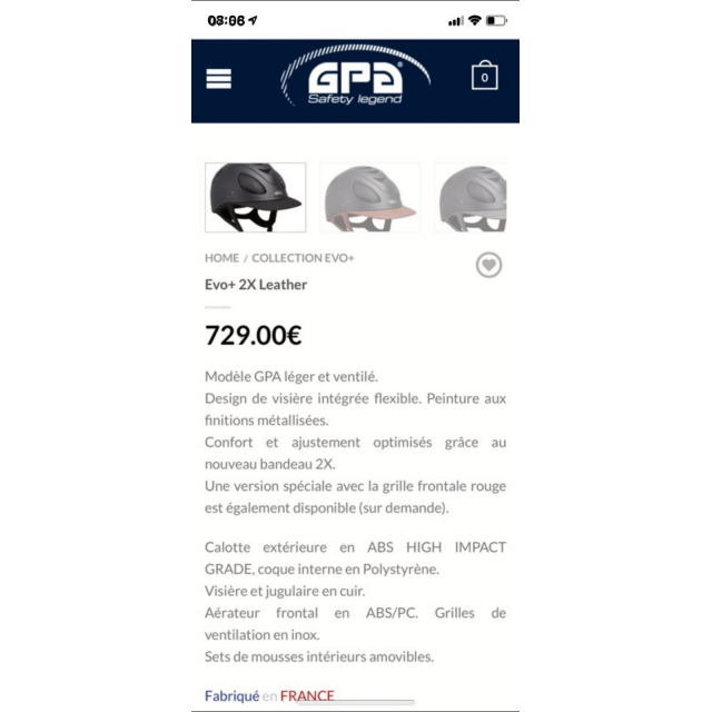 GPA EVO+ Leather 2x