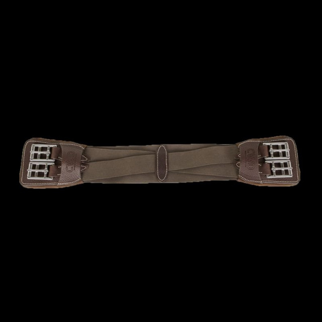 Sangle courte havane élastique CWD