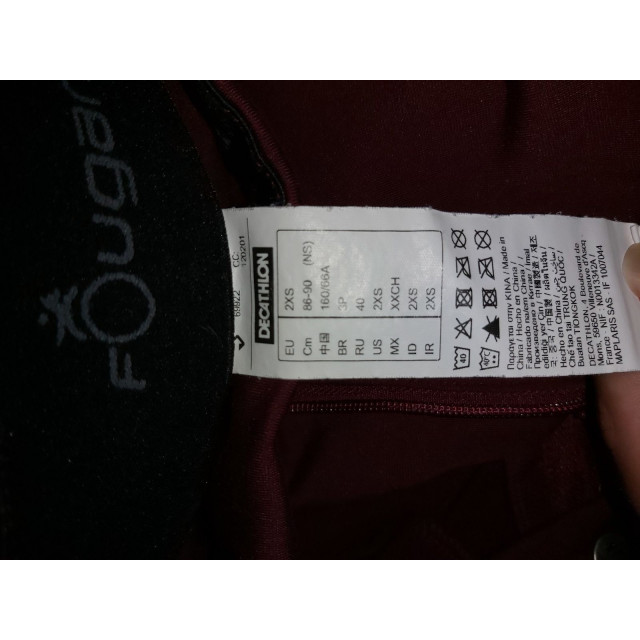 Pantalon bordeaux