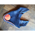 Ensemble marine et orange