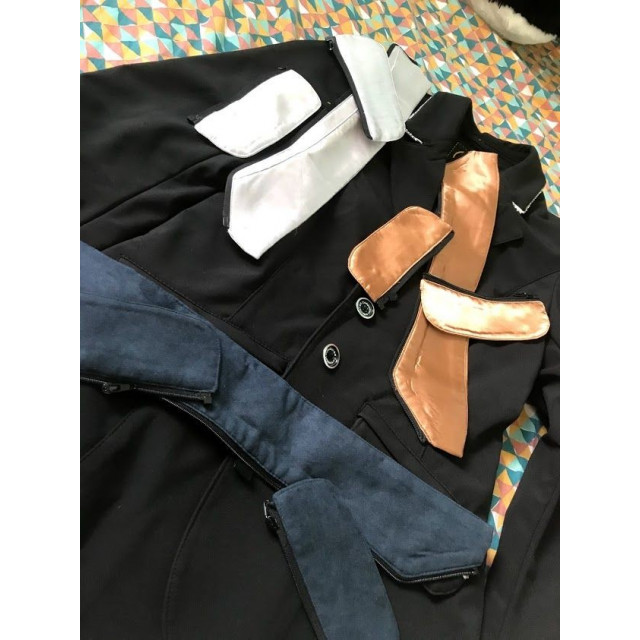 Veste de concours à col interchangeable