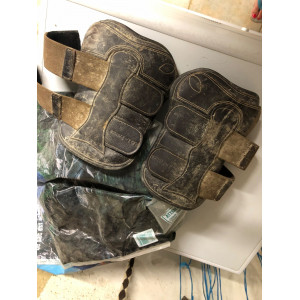 Guêtres en cuir Le Roi