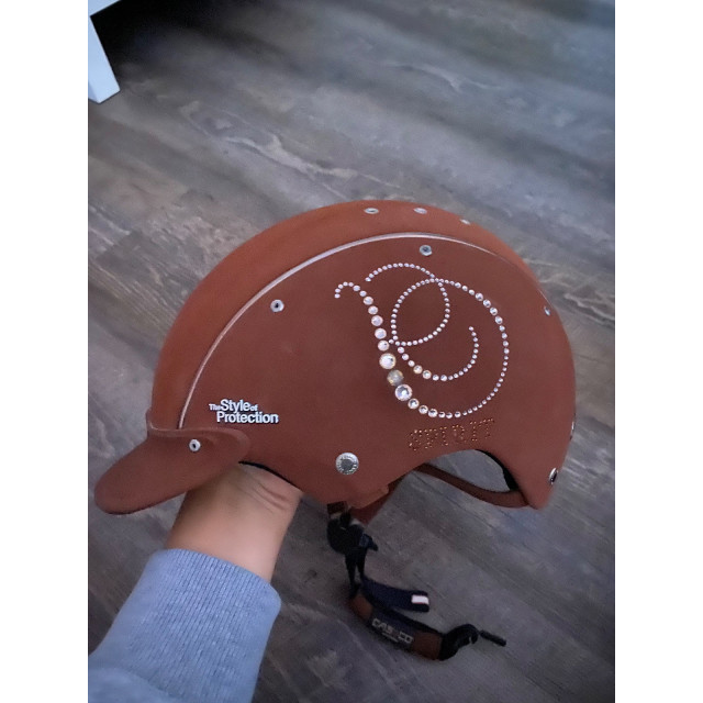 Bombe casco marron