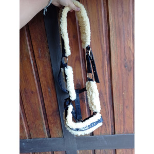 Licol mouton bleu marine