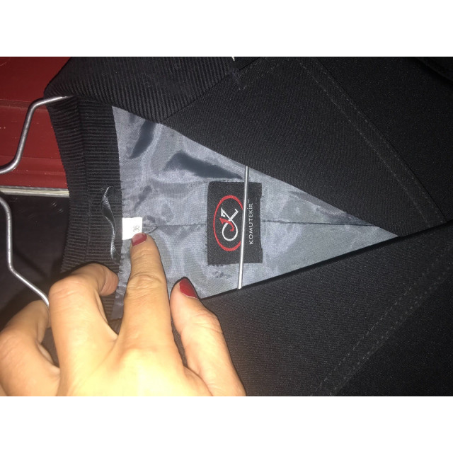 Veste de concours Noire KOMUTEKIR (poches zip)