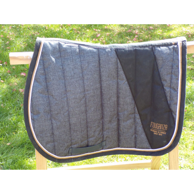 Tapis Fouganza gris chiné t.cheval