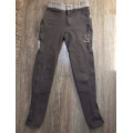 Pantalon d’équitation enfant gris