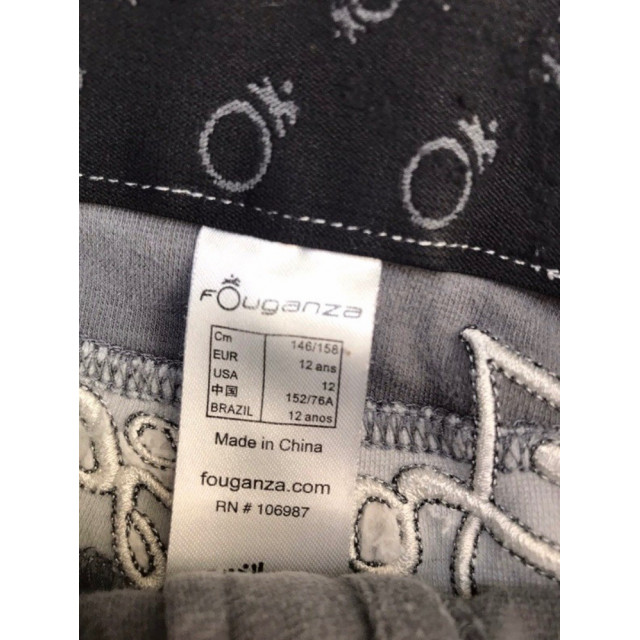 Pantalon d’équitation enfant gris