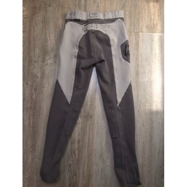 Pantalon d’équitation enfant gris