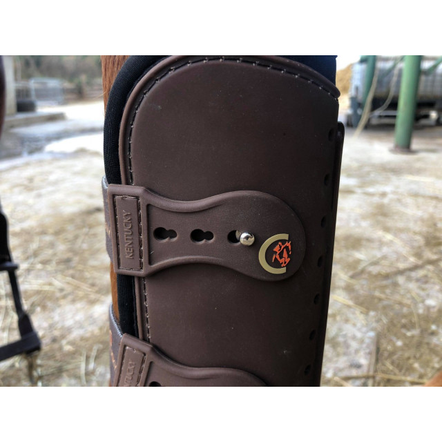 Guêtres Kentucky - Cheval élastiques marron