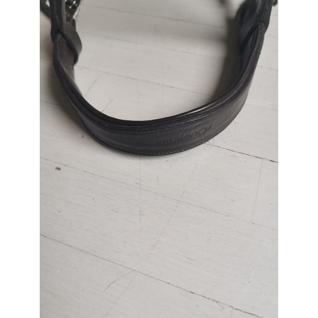 Filet Bridon Cuir Marron - Taille Cob