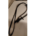 Rênes noir en tissue