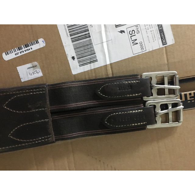 Sangle cuir marron 135cm