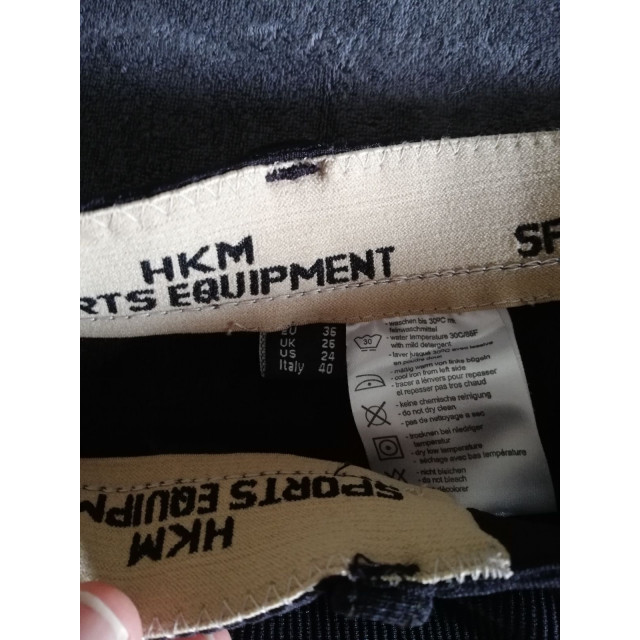 Très beau pantalon noir  et brun HKM taille 36