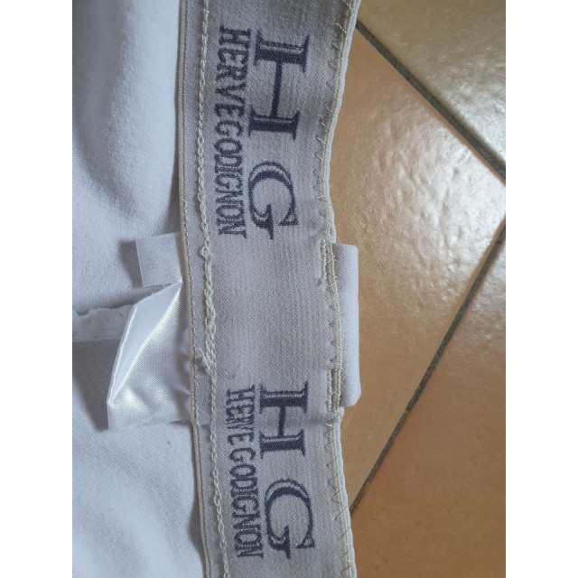 Pantalon blanc Hervé godignon