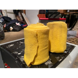 Lot de 2 bandes jaunes