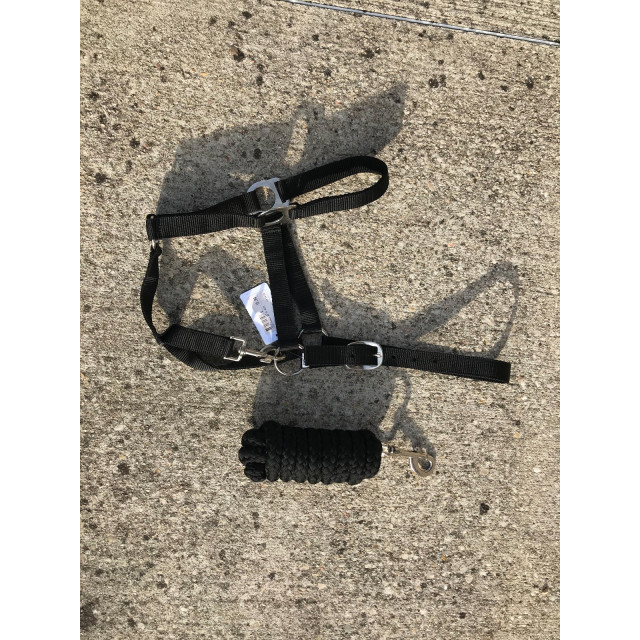 Licol et longe noir tCOB