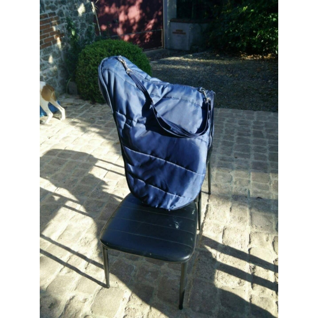 Selle Tulman bon état avec protections, étrivières et étriers