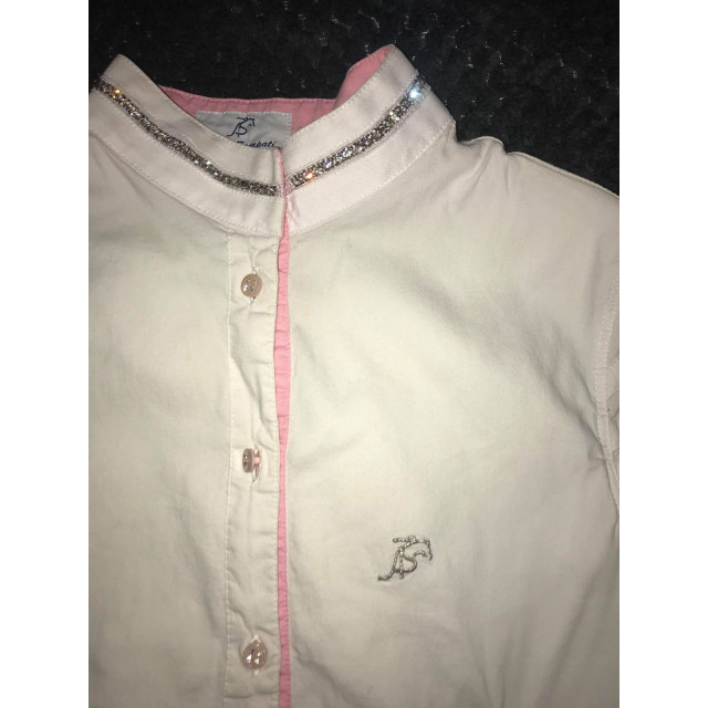 Chemise de concours Anna Scaparti strass manche courte T38