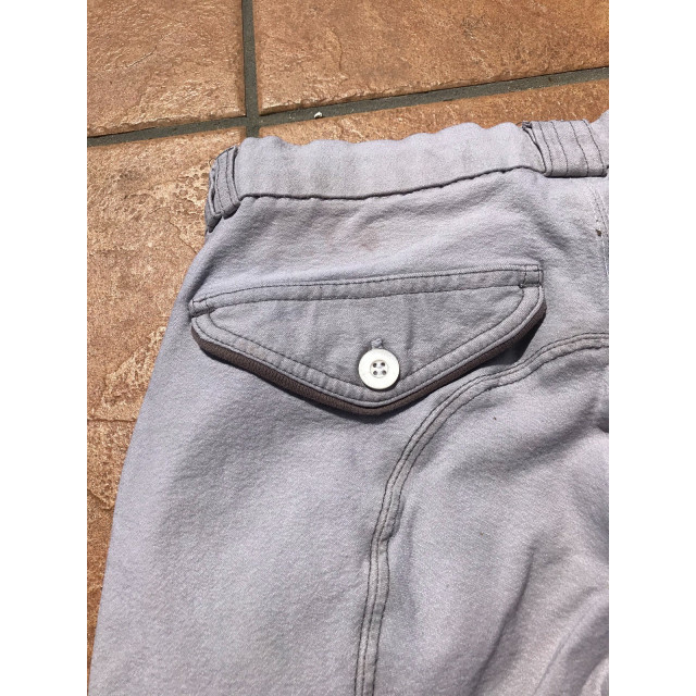 Pantalon, blanc/gris komutekir