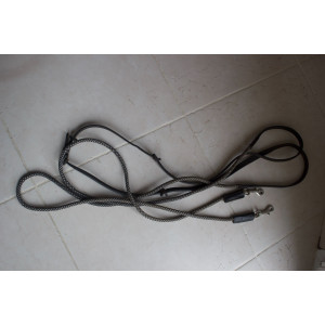 Rênes allemandes cuir corde