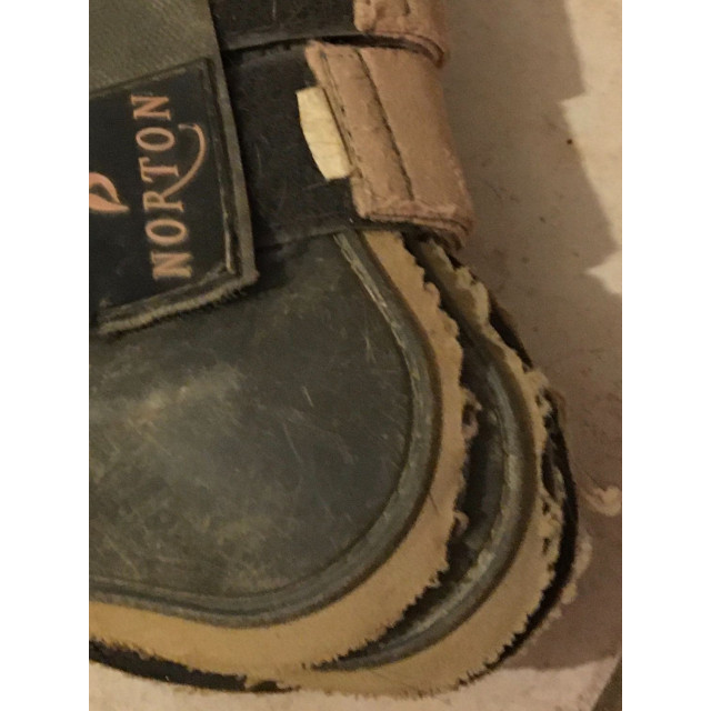 Guêtres Norton grises et roses