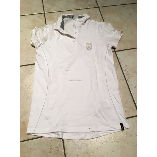 Polo de concours blanc taille 36