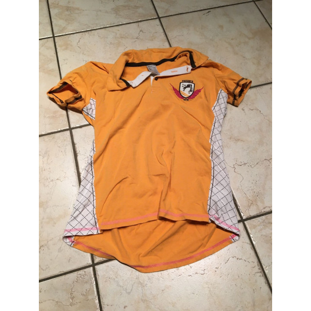 Polo orange Fouganza