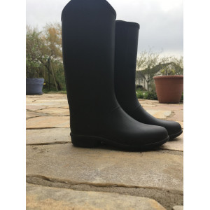 Paire de botes en plastique Fouganza noie taille 31