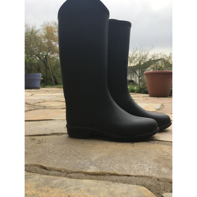 Paire de botes en plastique Fouganza noie taille 31
