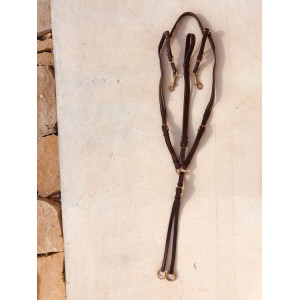 collier de chasse avec martingale Poney